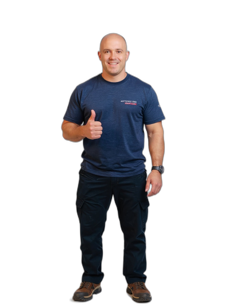 Jim giving a thumbs up, ready to help